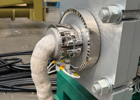 Hot-melt EPS extrusion from a GREENMAX foam densifier