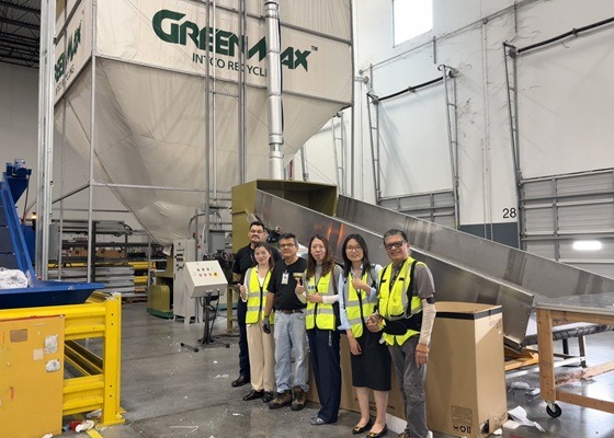 GREENMAX M-C300 in long-term use for furniture packaging EPS recycling
